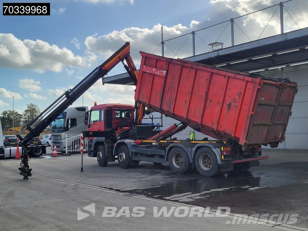 MAN TGS 35.360 8X4 Palfinger PK18002 EH Full Steel Mar Vrachtwagen met containersysteem
