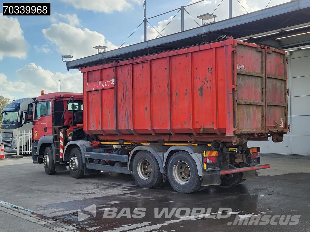 MAN TGS 35.360 8X4 Palfinger PK18002 EH Full Steel Mar Vrachtwagen met containersysteem