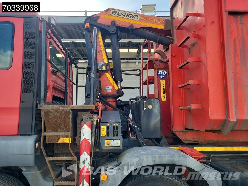 MAN TGS 35.360 8X4 Palfinger PK18002 EH Full Steel Mar Vrachtwagen met containersysteem
