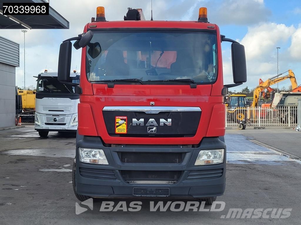 MAN TGS 35.360 8X4 Palfinger PK18002 EH Full Steel Mar Vrachtwagen met containersysteem