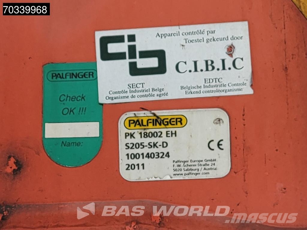 MAN TGS 35.360 8X4 Palfinger PK18002 EH Full Steel Mar Vrachtwagen met containersysteem