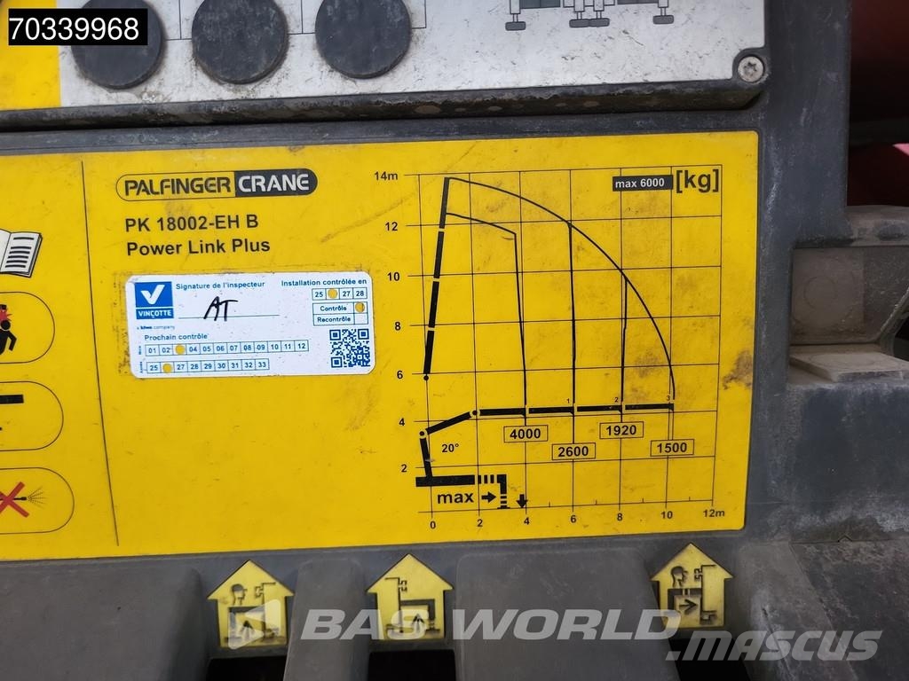 MAN TGS 35.360 8X4 Palfinger PK18002 EH Full Steel Mar Vrachtwagen met containersysteem