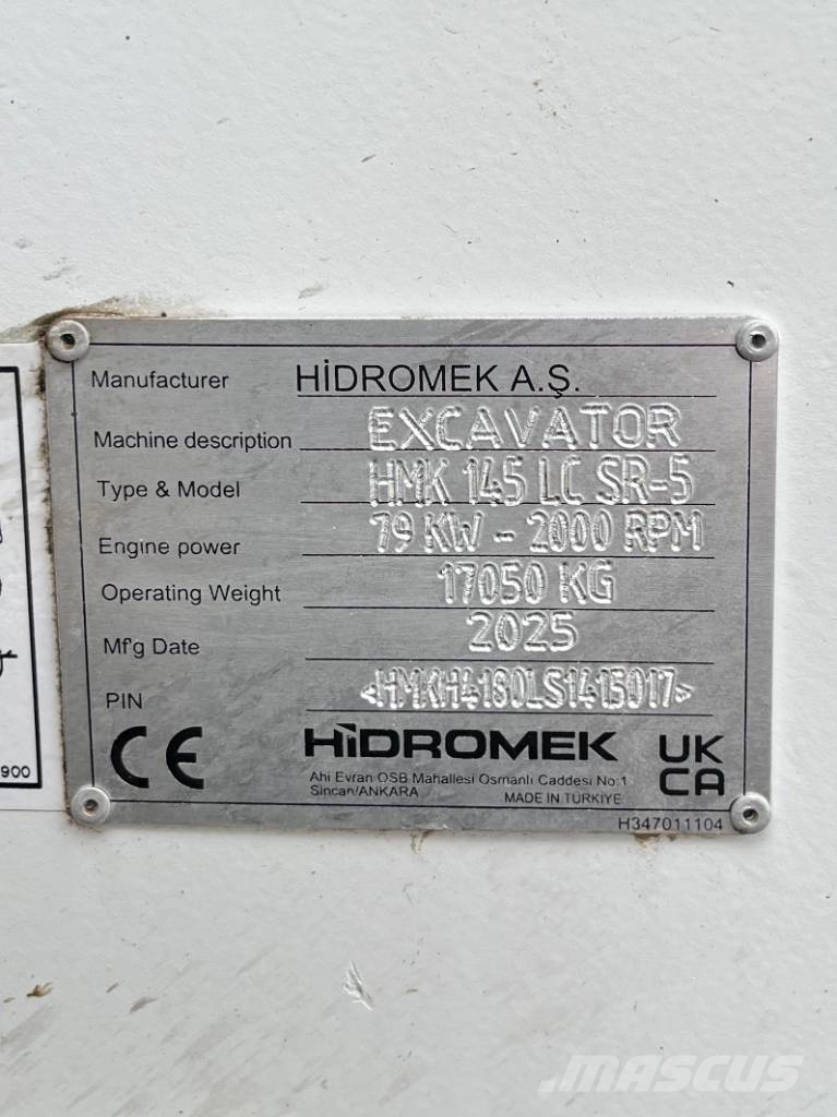 Hidromek HMK 145 LCSR H4 Rupsgraafmachines