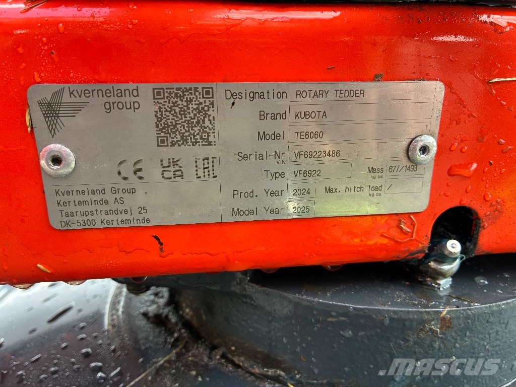 Kubota TE 6060 Ranghinatori