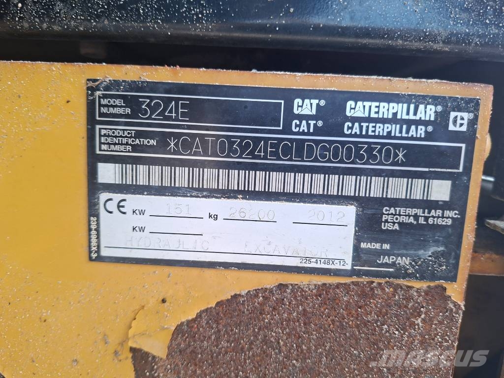 CAT 324EL Rupsgraafmachines