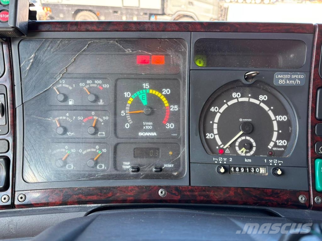 Scania P 124 6x2*4 ADR Rolba TANK 8000 l + 8000 l / VACUU Kombinuotos paskirties / vakuuminiai sunkvežimiai