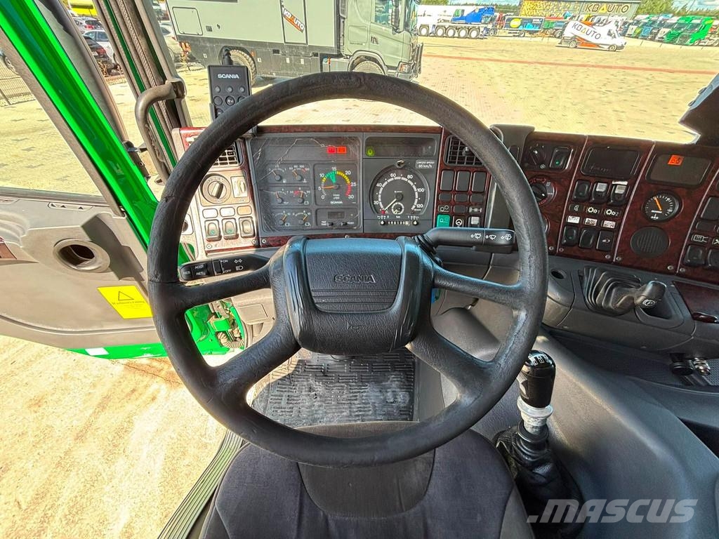 Scania P 124 6x2*4 ADR Rolba TANK 8000 l + 8000 l / VACUU شاحنات مزدوجة / خلخلة