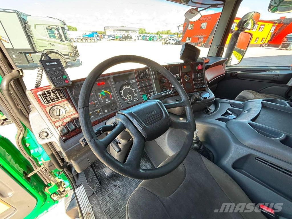 Scania P 124 6x2*4 ADR Rolba TANK 8000 l + 8000 l / VACUU شاحنات مزدوجة / خلخلة