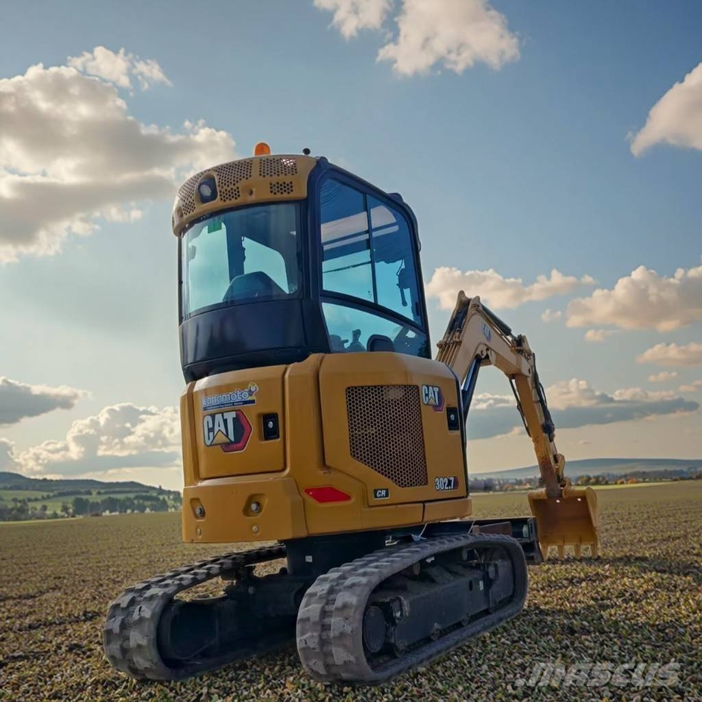 CAT 302.7 Mini ekskavatörler, 7 tona dek