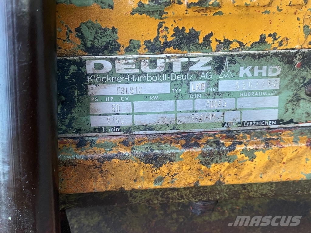 Deutz F3L912 dieselmotor F3L912 Ratiniai ekskavatoriai