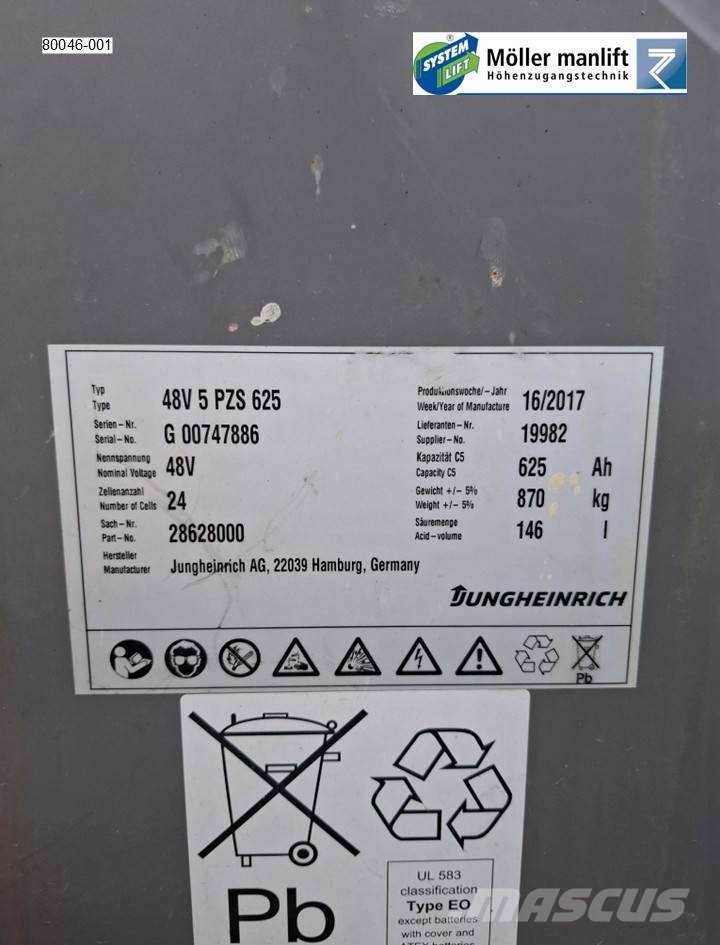 Jungheinrich EFG 318 K Electric forklifts