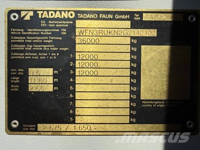 Tadano Faun ATF 50 G-3 Mobiilinosturit