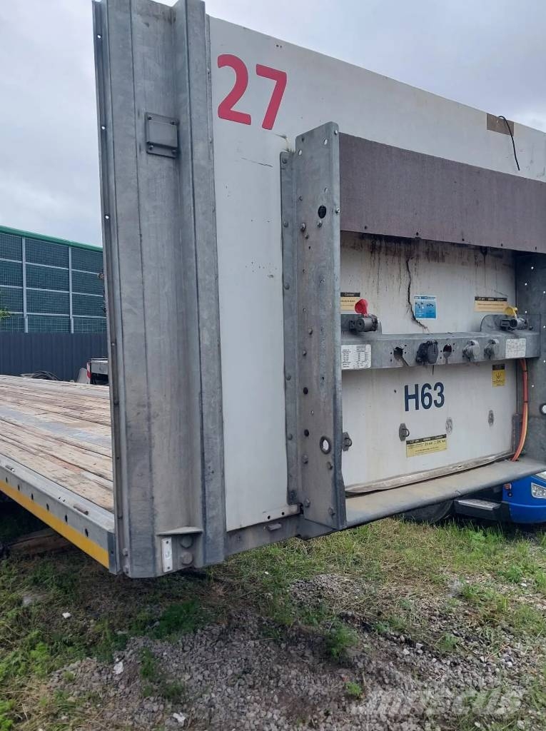 Groenewegen . Semirremolques de plataformas planas/laterales abatibles