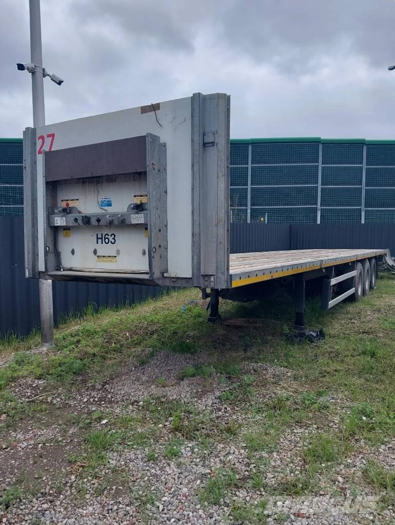 Groenewegen . Semirremolques de plataformas planas/laterales abatibles