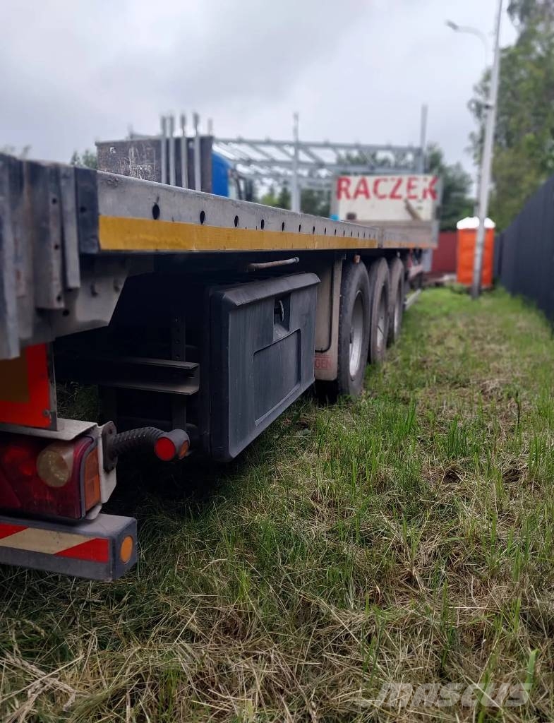 Groenewegen . Semirremolques de plataformas planas/laterales abatibles