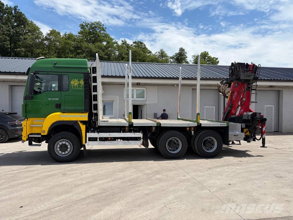 MAN TGS 33.500 شاحنات أشجار