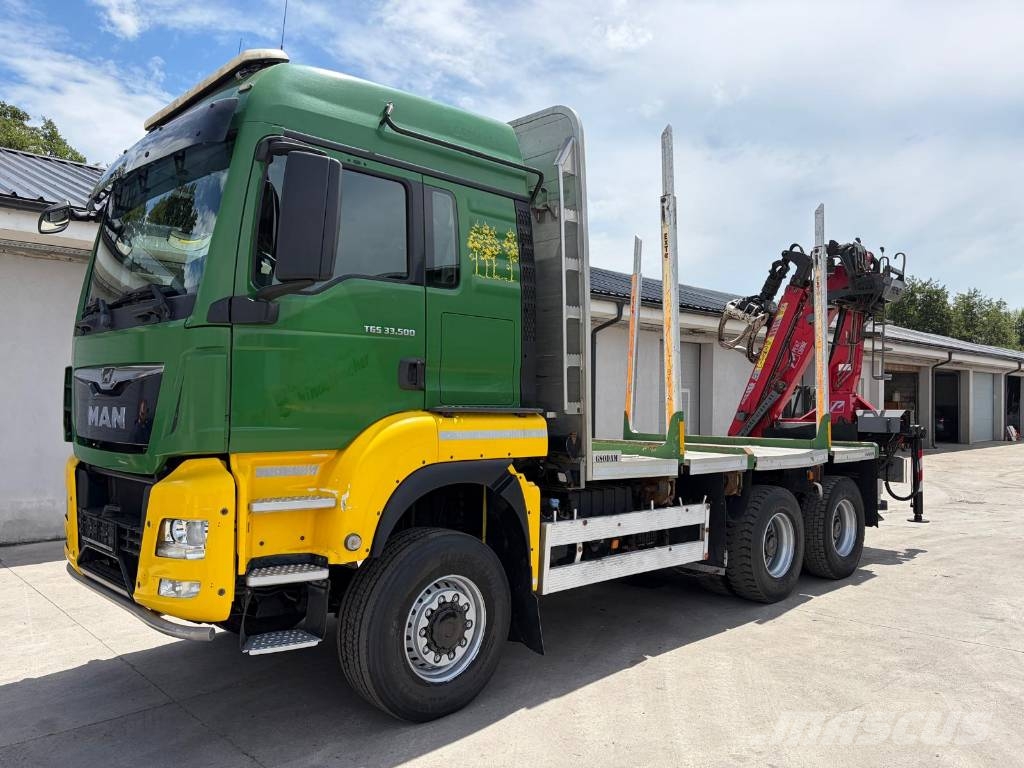 MAN TGS 33.500 شاحنات أشجار