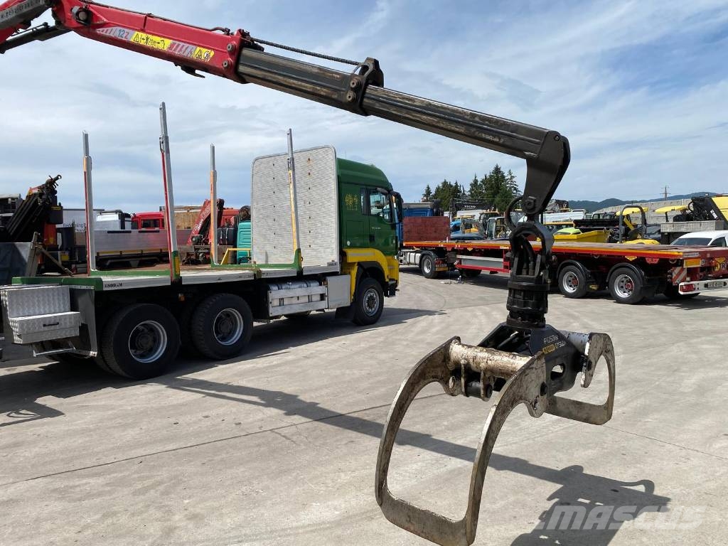 MAN TGS 33.500 شاحنات أشجار