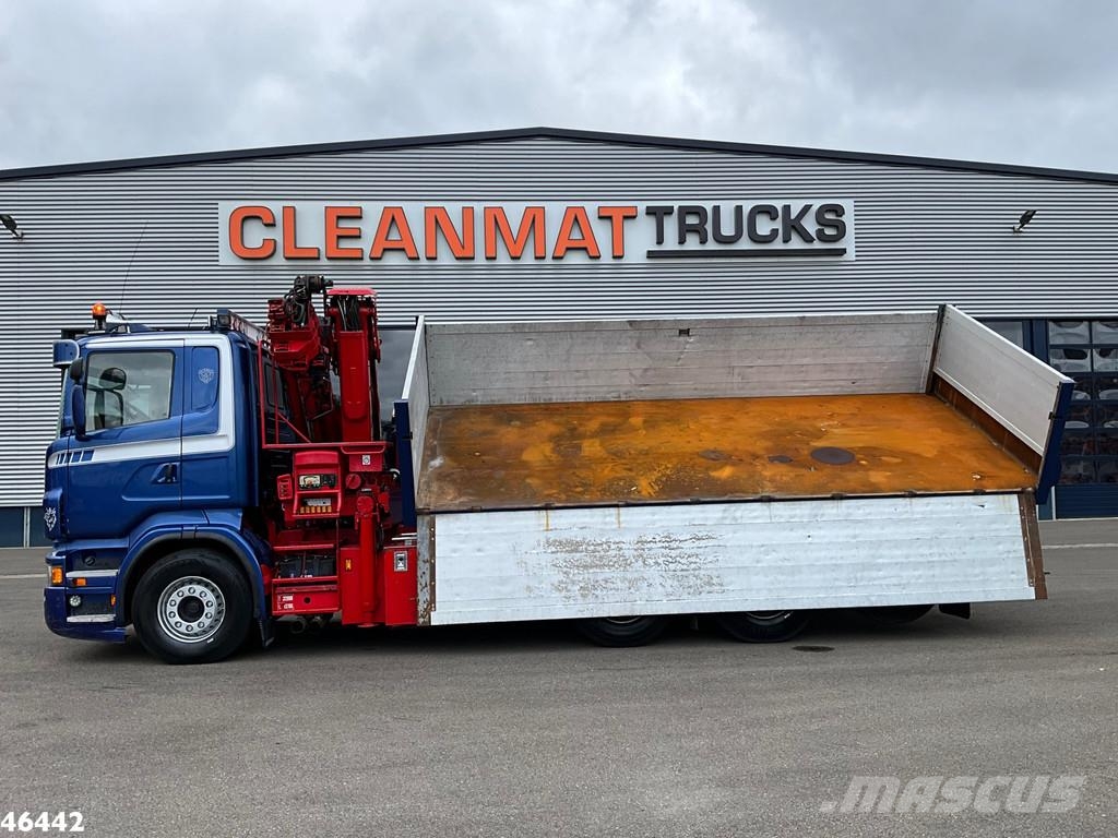 Scania R 560 V8 8x4 Retarder Hiab 24 Tonmeter laadkraan Kranen voor alle terreinen