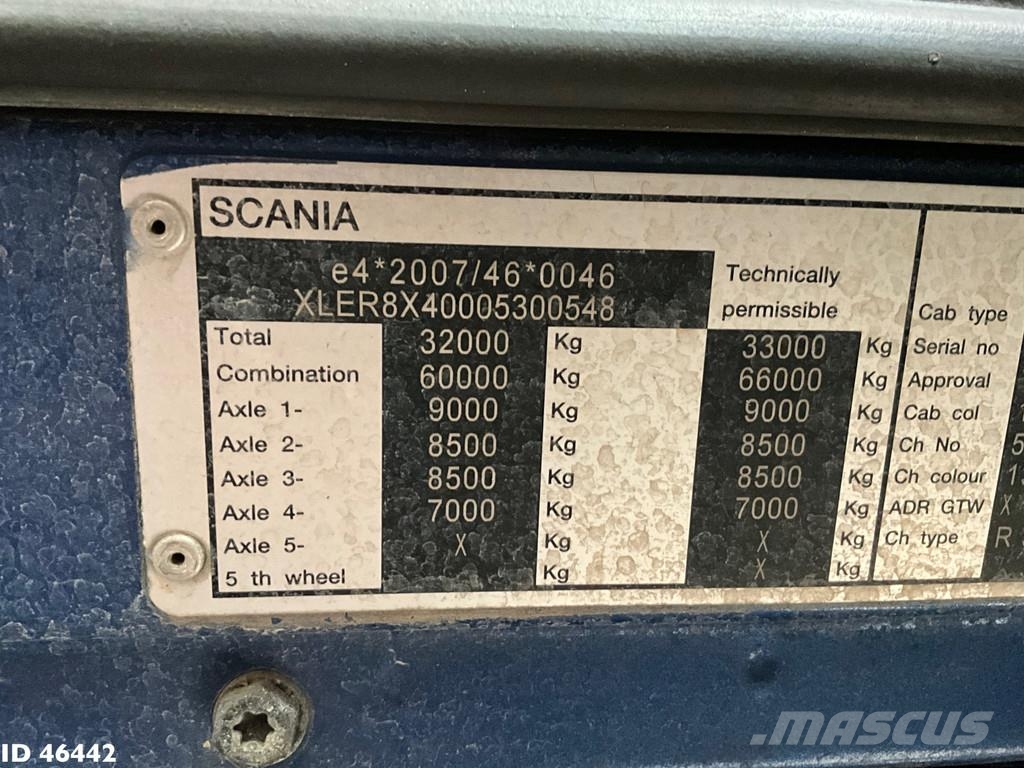 Scania R 560 V8 8x4 Retarder Hiab 24 Tonmeter laadkraan Kranen voor alle terreinen