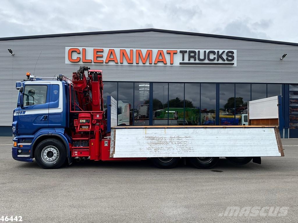 Scania R 560 V8 8x4 Retarder Hiab 24 Tonmeter laadkraan Kranen voor alle terreinen