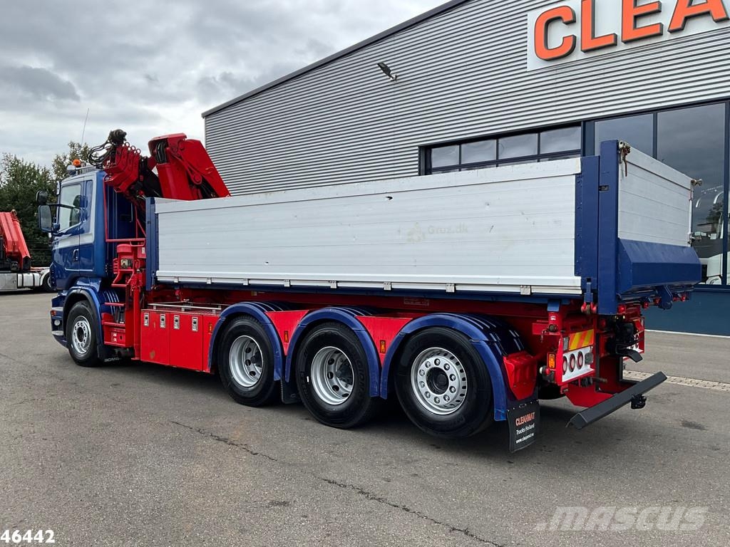 Scania R 560 V8 8x4 Retarder Hiab 24 Tonmeter laadkraan Kranen voor alle terreinen