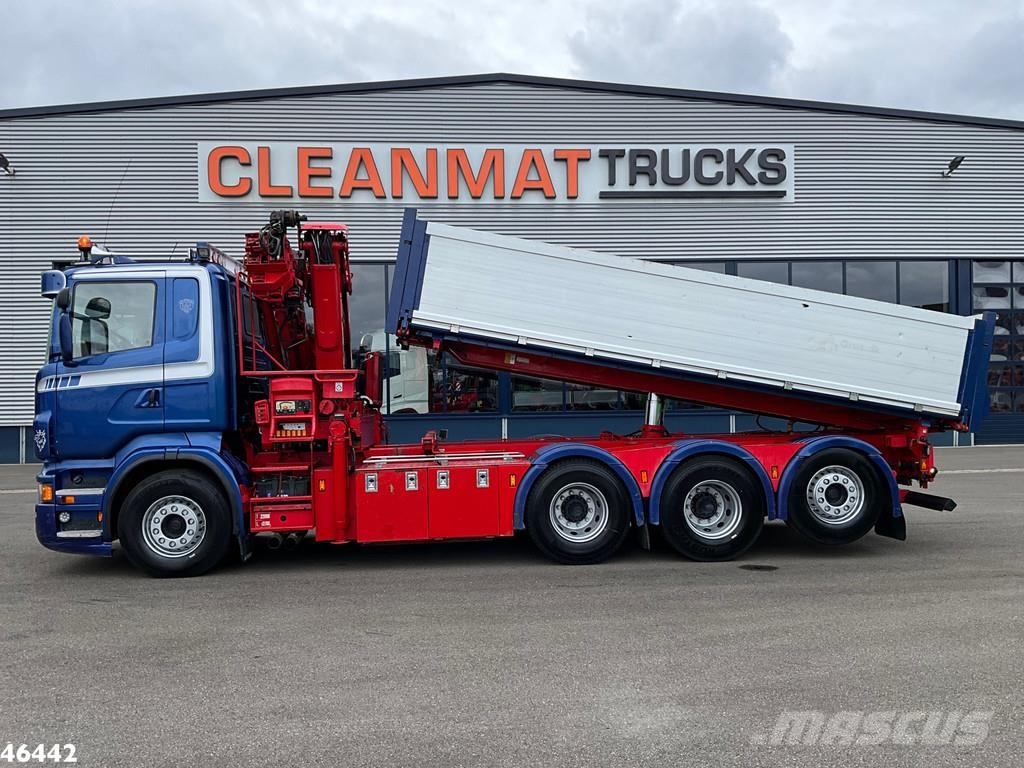 Scania R 560 V8 8x4 Retarder Hiab 24 Tonmeter laadkraan Kranen voor alle terreinen