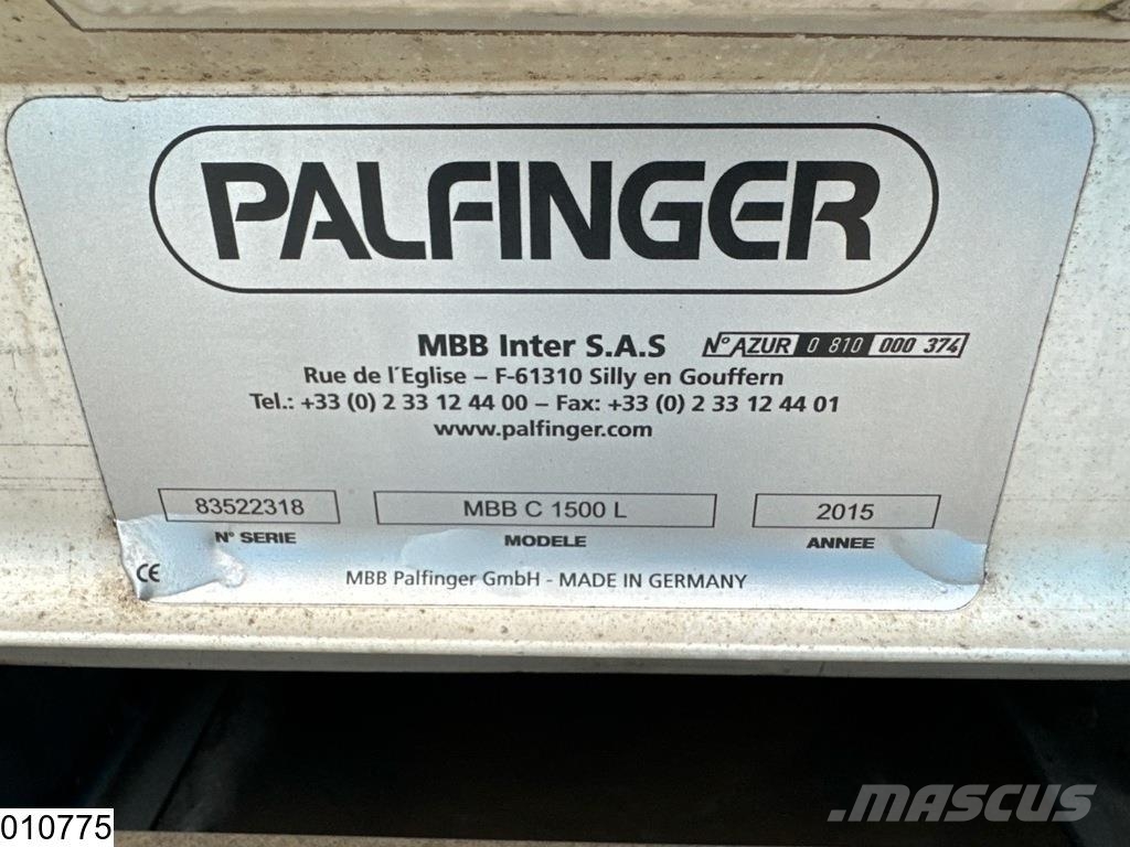 Mercedes-Benz Atego 1018 EURO 6, Palfinger Sanduk kamioni