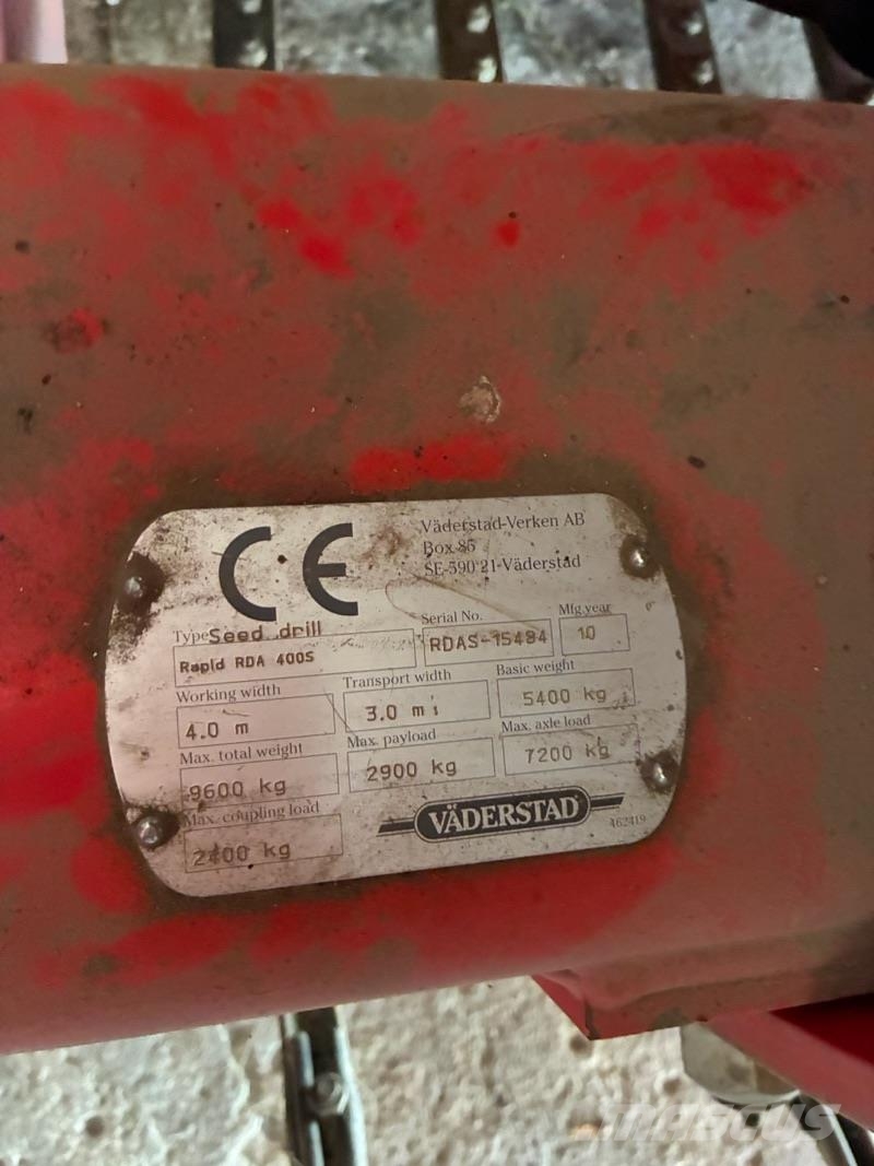 Väderstad Rapid RDA 400 s Kmetijstvo - drugo