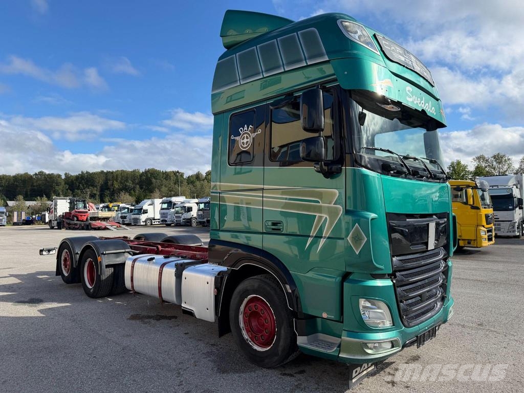 DAF XF530 6X2*4 EURO6 + CHASSIS 7350MM Šasija ar kabīni