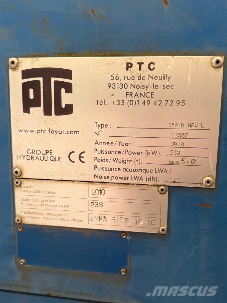 PTC 15 HFVS Εξαρτήματα και ανταλλακτικά εξοπλισμού διατρήσεων