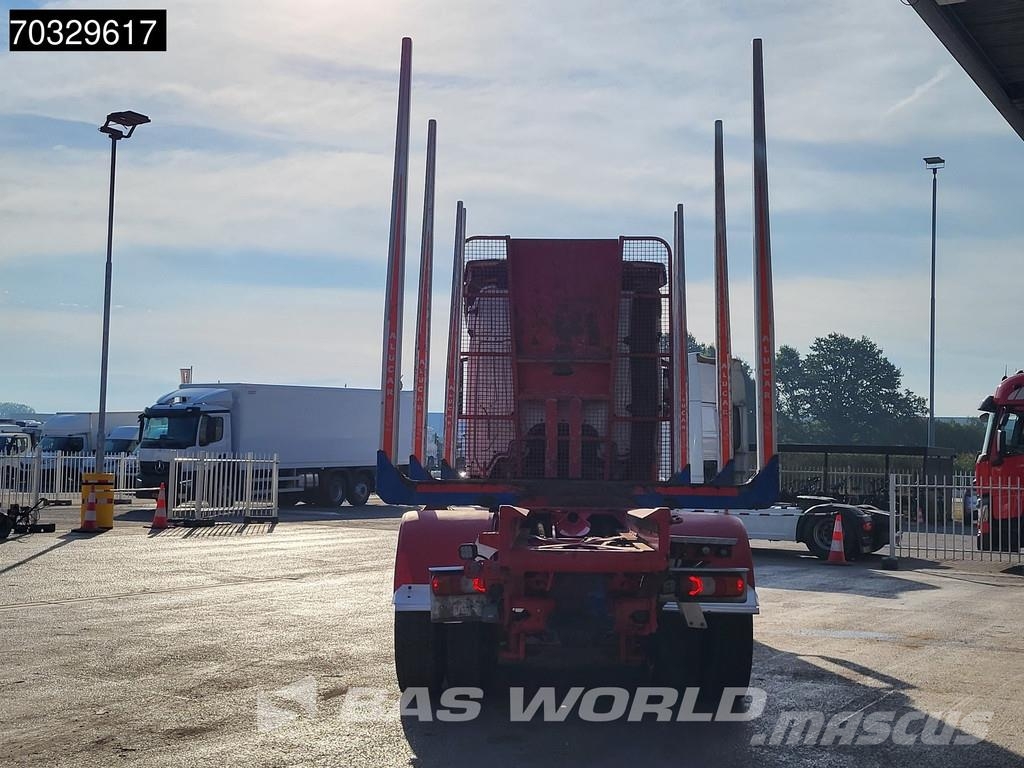 Mercedes-Benz Arocs 3658 8X4 ALUCAR Holztransporter Full Steel s Kokvedēji