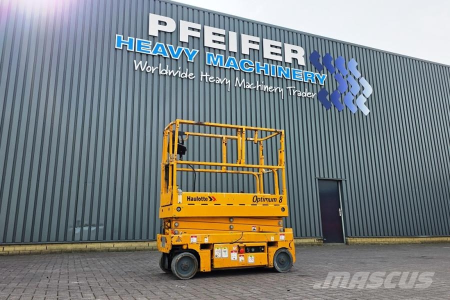 Haulotte Optimum 8 Electric, 7.77m Working Height, 230kg Ca Elevadores de tesoura