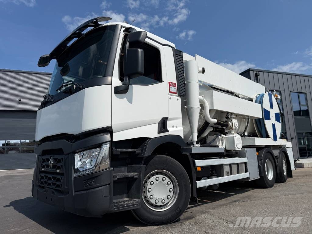 Renault T430 DTI 6x2 Hvidtved Larsen SLP 10.5 ADR Camiones aspiradores/combi