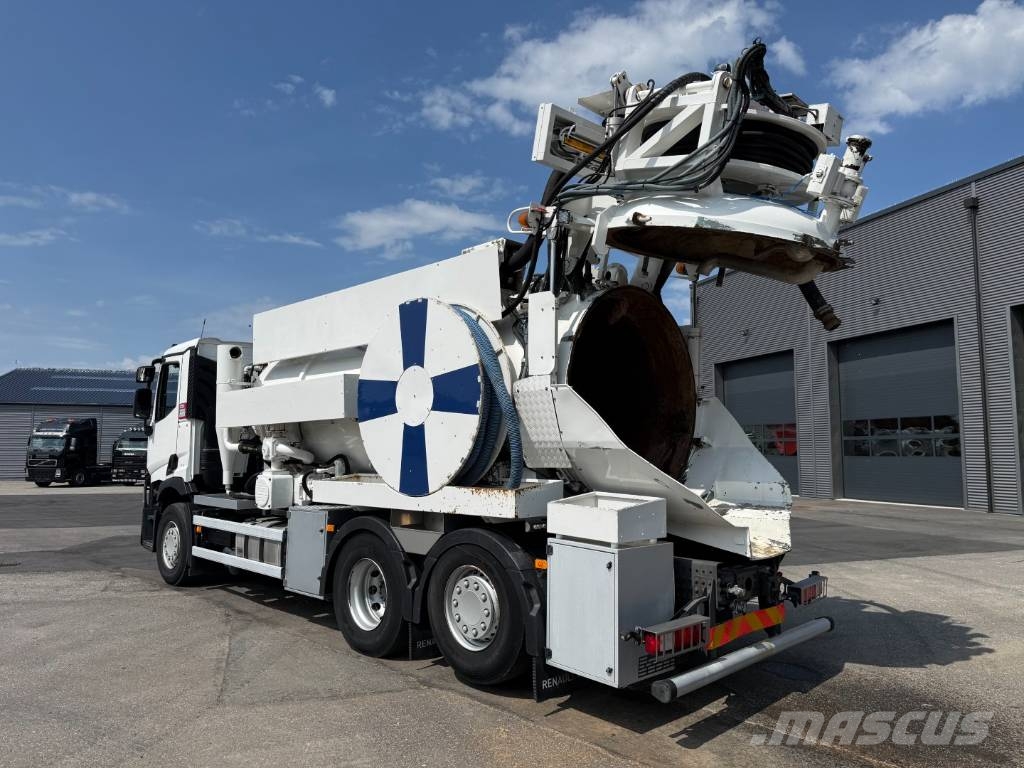 Renault T430 DTI 6x2 Hvidtved Larsen SLP 10.5 ADR Camiones aspiradores/combi