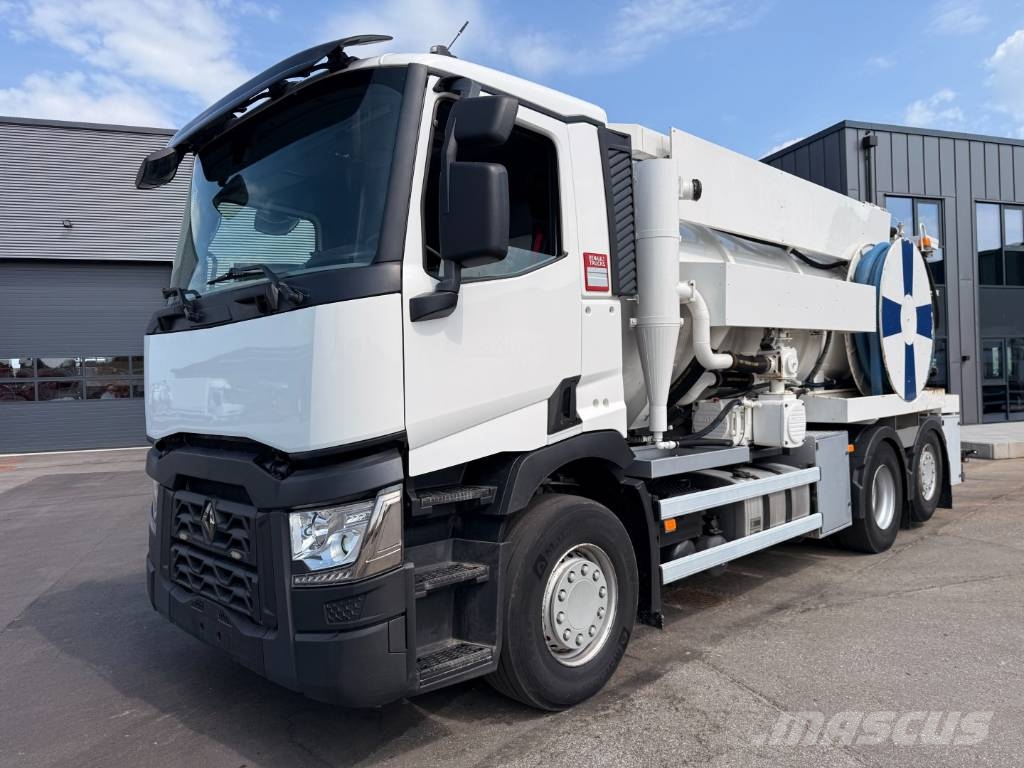 Renault T430 DTI 6x2 Hvidtved Larsen SLP 10.5 ADR Camiones aspiradores/combi