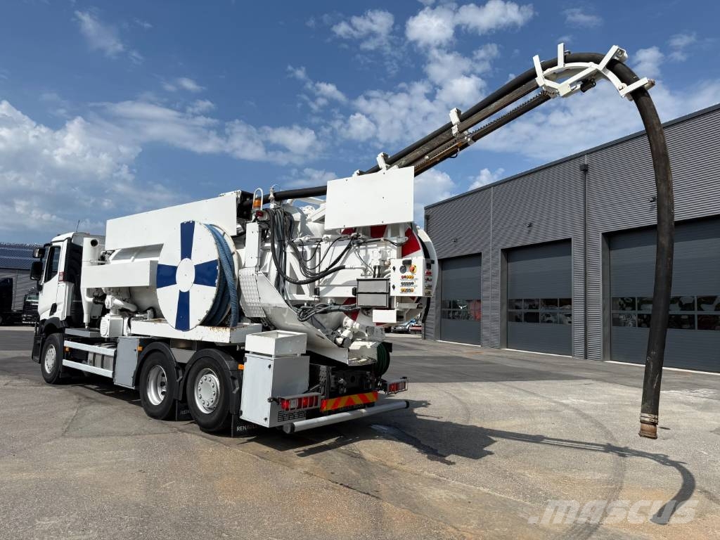 Renault T430 DTI 6x2 Hvidtved Larsen SLP 10.5 ADR Camiones aspiradores/combi