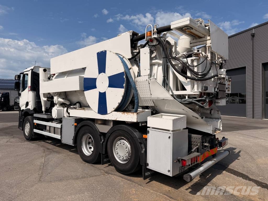 Renault T430 DTI 6x2 Hvidtved Larsen SLP 10.5 ADR Camiones aspiradores/combi