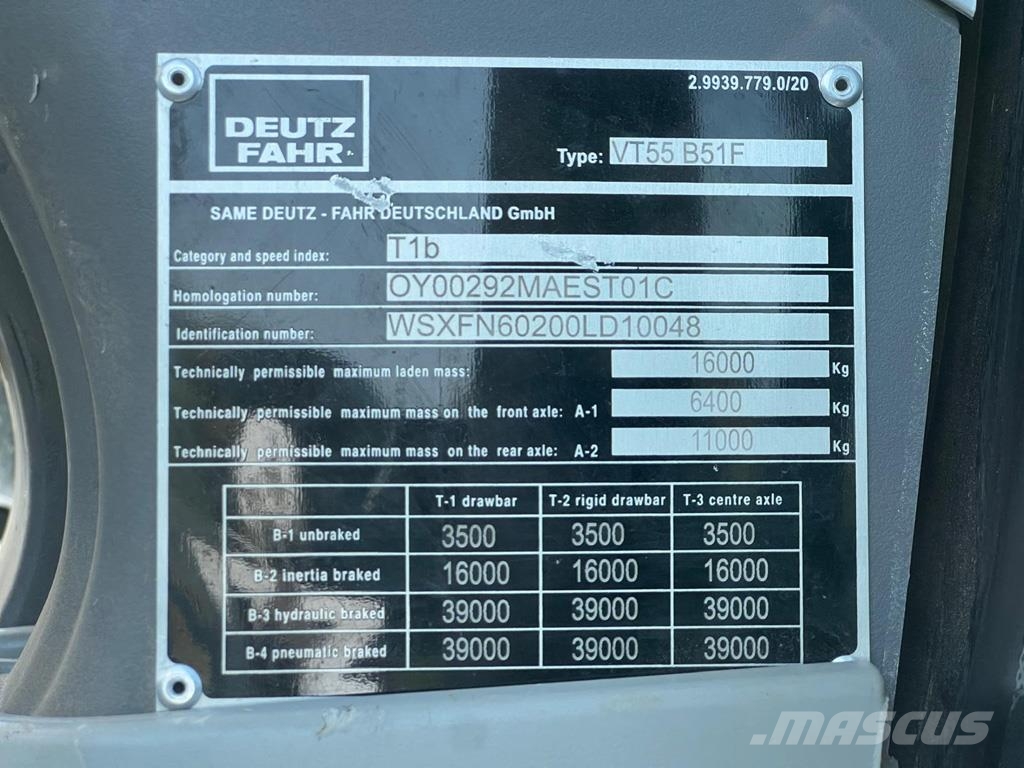 Deutz-Fahr 8280 TTV Traktoren