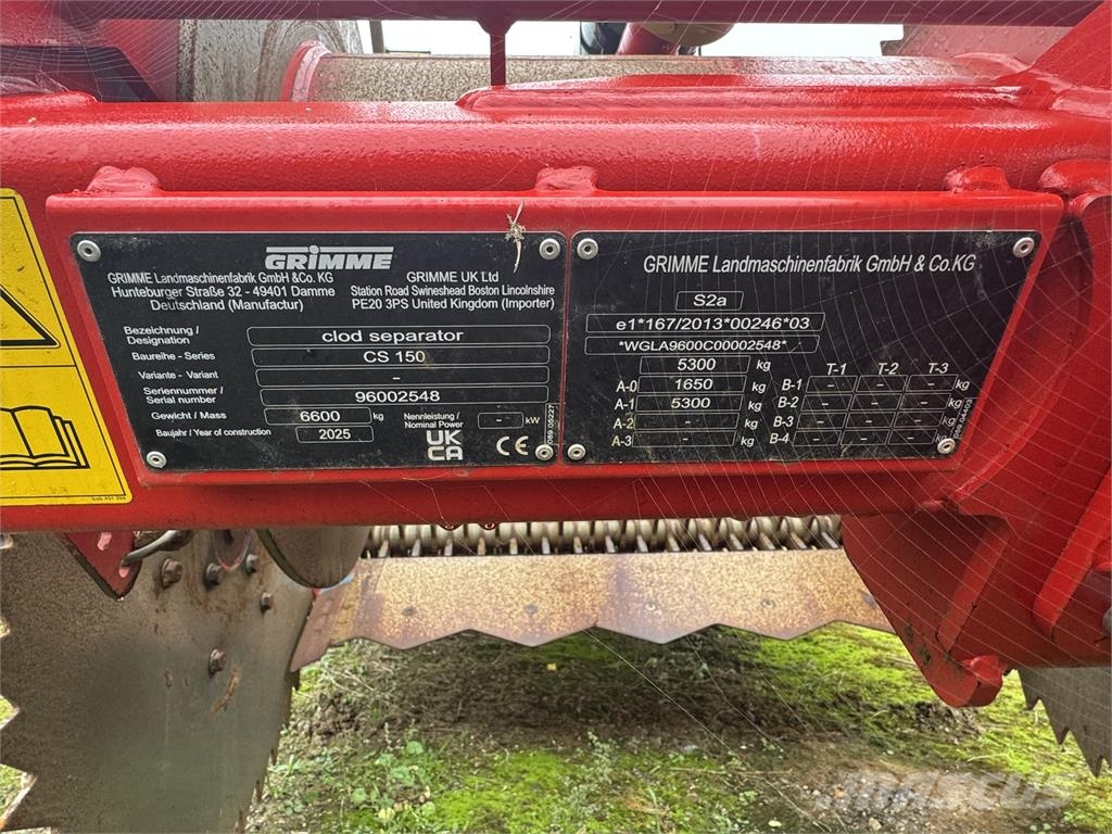 Grimme CS150XL Πατατοεξαγωγέας