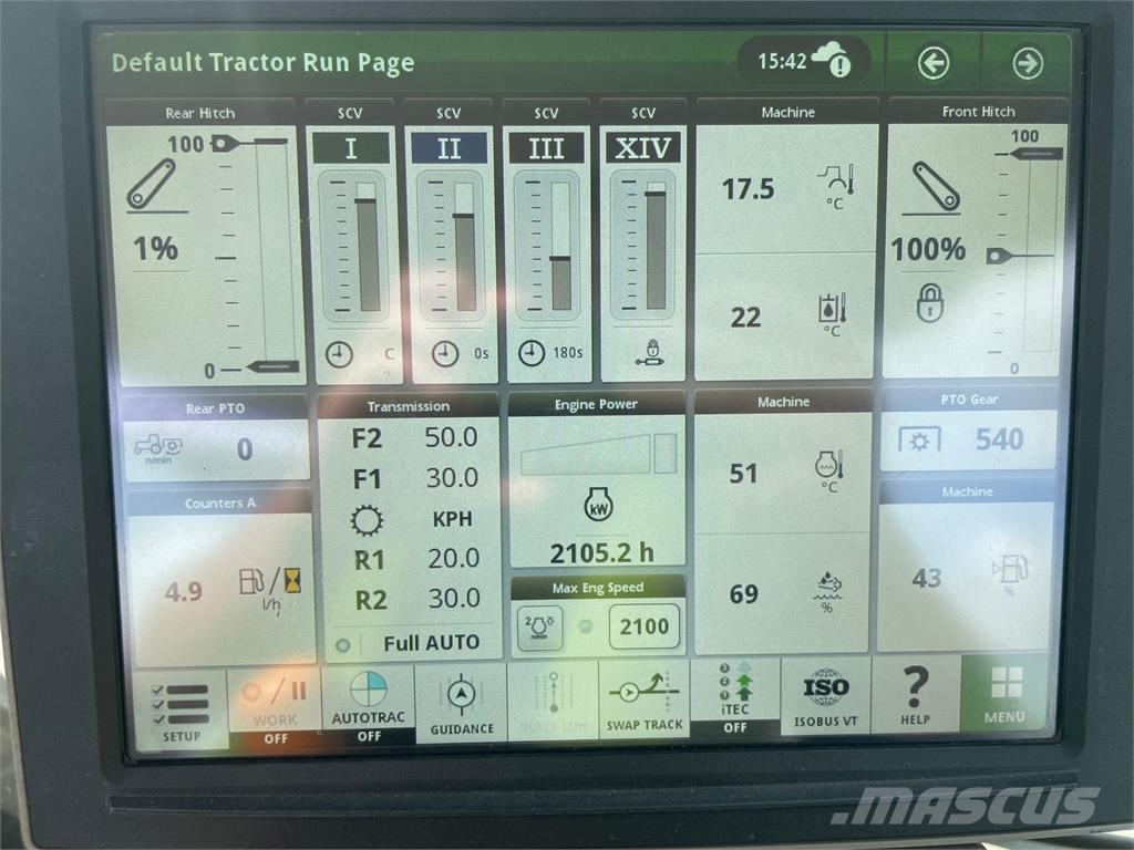 John Deere 6R185 Tractores