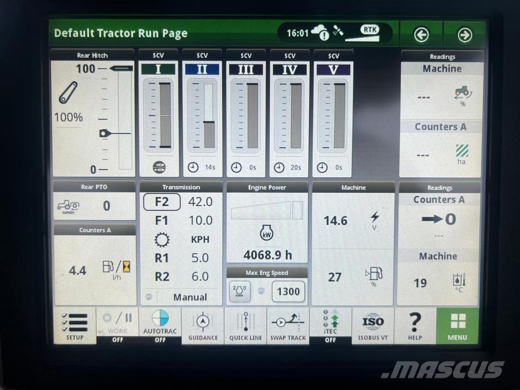 John Deere 8RX370 Tratores Agrícolas usados