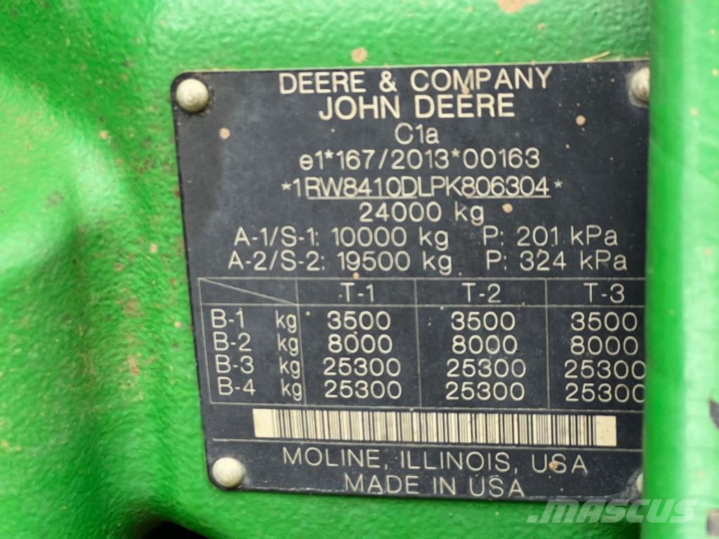 John Deere 8RX410 Traktoren