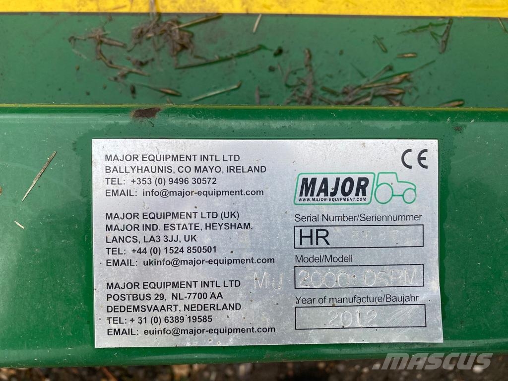 Major 2000 OSRM Pļaujmašīnas/pašgājēji