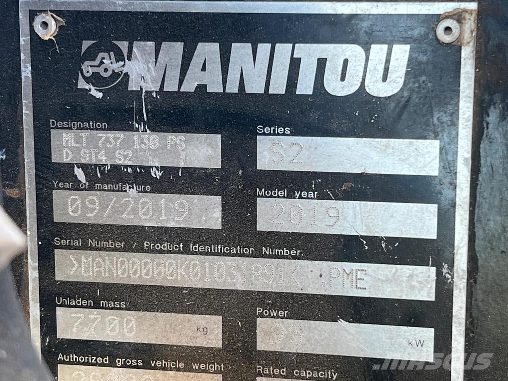 Manitou MLT-737-130PS Telescópicas para Agricultura