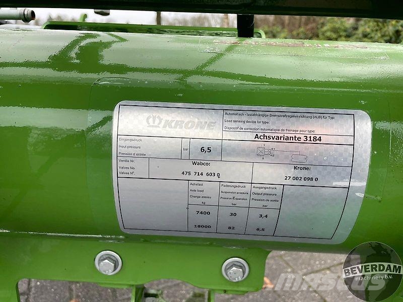 Krone MX 370 GL Chassisbodem 農業機械 -　その他
