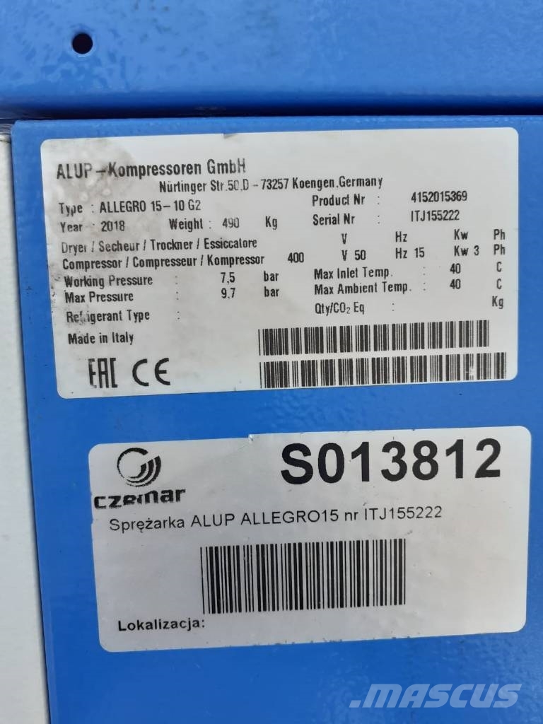 Alup Allegro 15 Compressores
