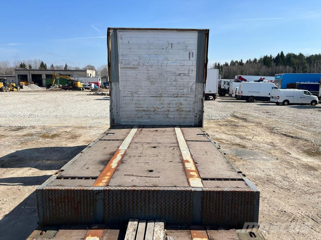 Zaslaw D-651 PLATFORM L=9350 mm Flatbed/Dropside semi-trailers