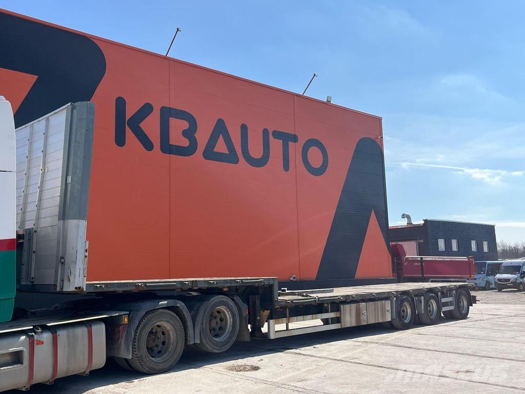Zaslaw D-651 PLATFORM L=9350 mm Flatbed/Dropside semi-trailers