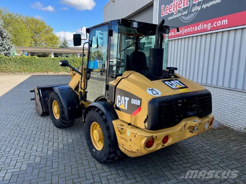 CAT 906H wheelloader, RESERVED/RESERVIERT/GERESERVEERD Pás carregadoras de rodas